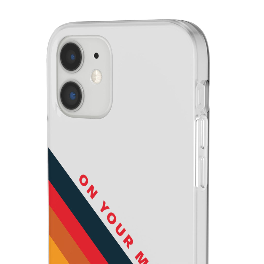 825 - On Your Mark Color Stripe Phone Case - iPhone and Samsung Galaxy