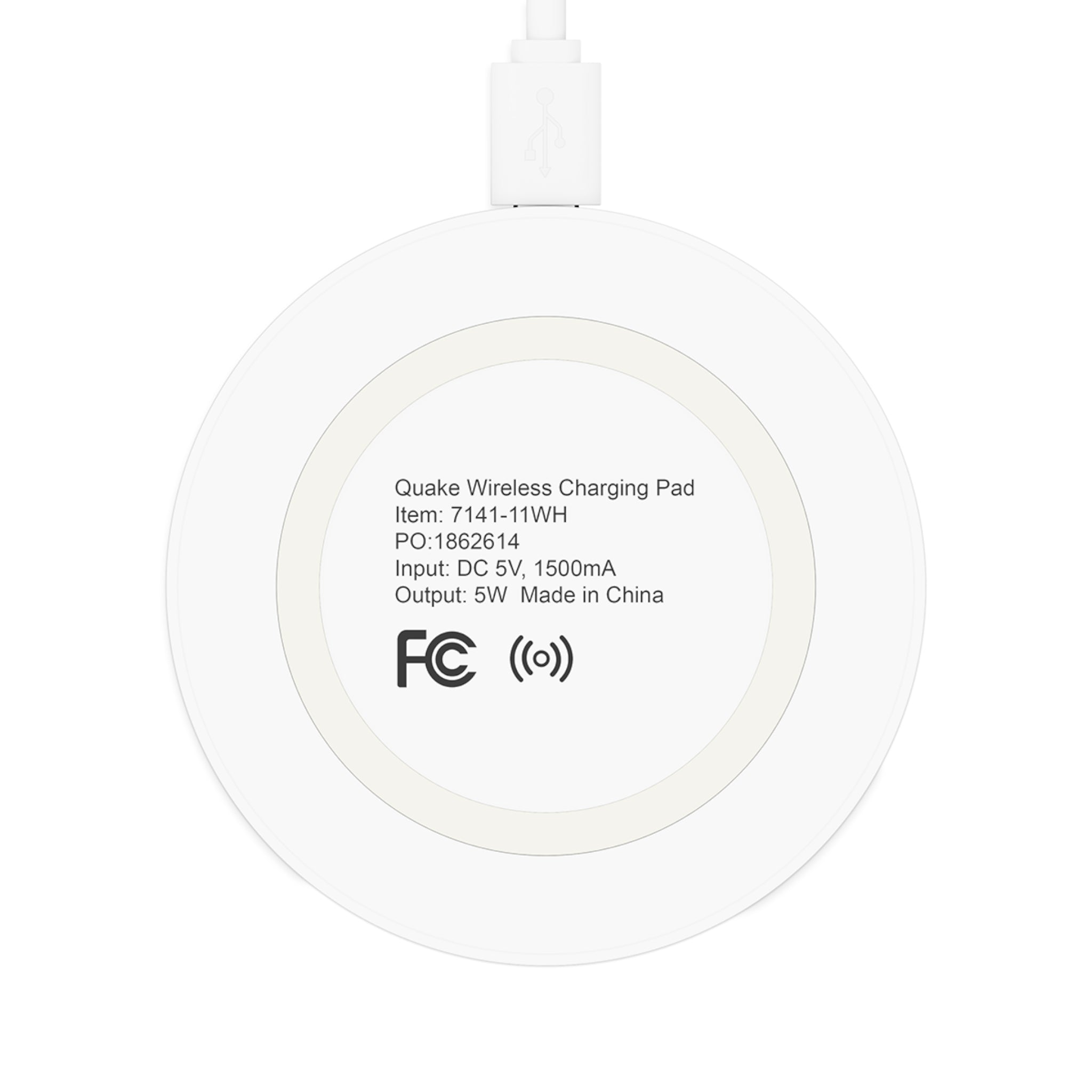 825 Color Logo Wireless Charging Pad