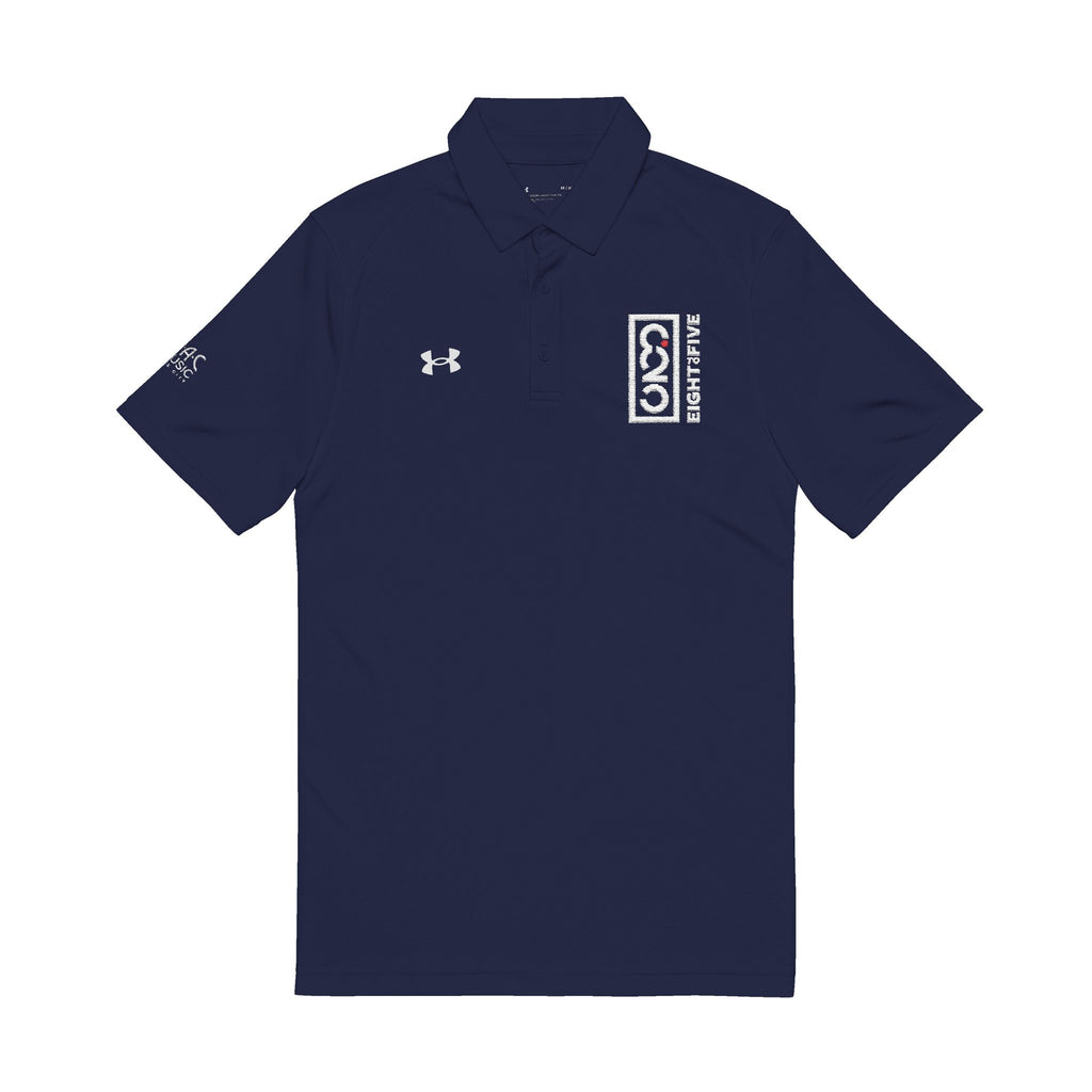 Embroidered White Men's Polo Shirt — Under Armour Performance Golf Polo
