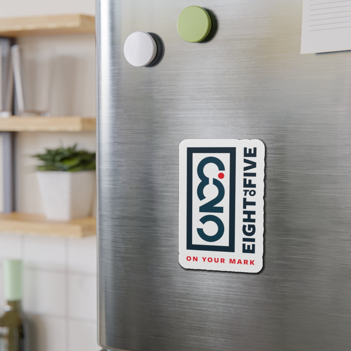 825 Color Logo Die-Cut Magnet