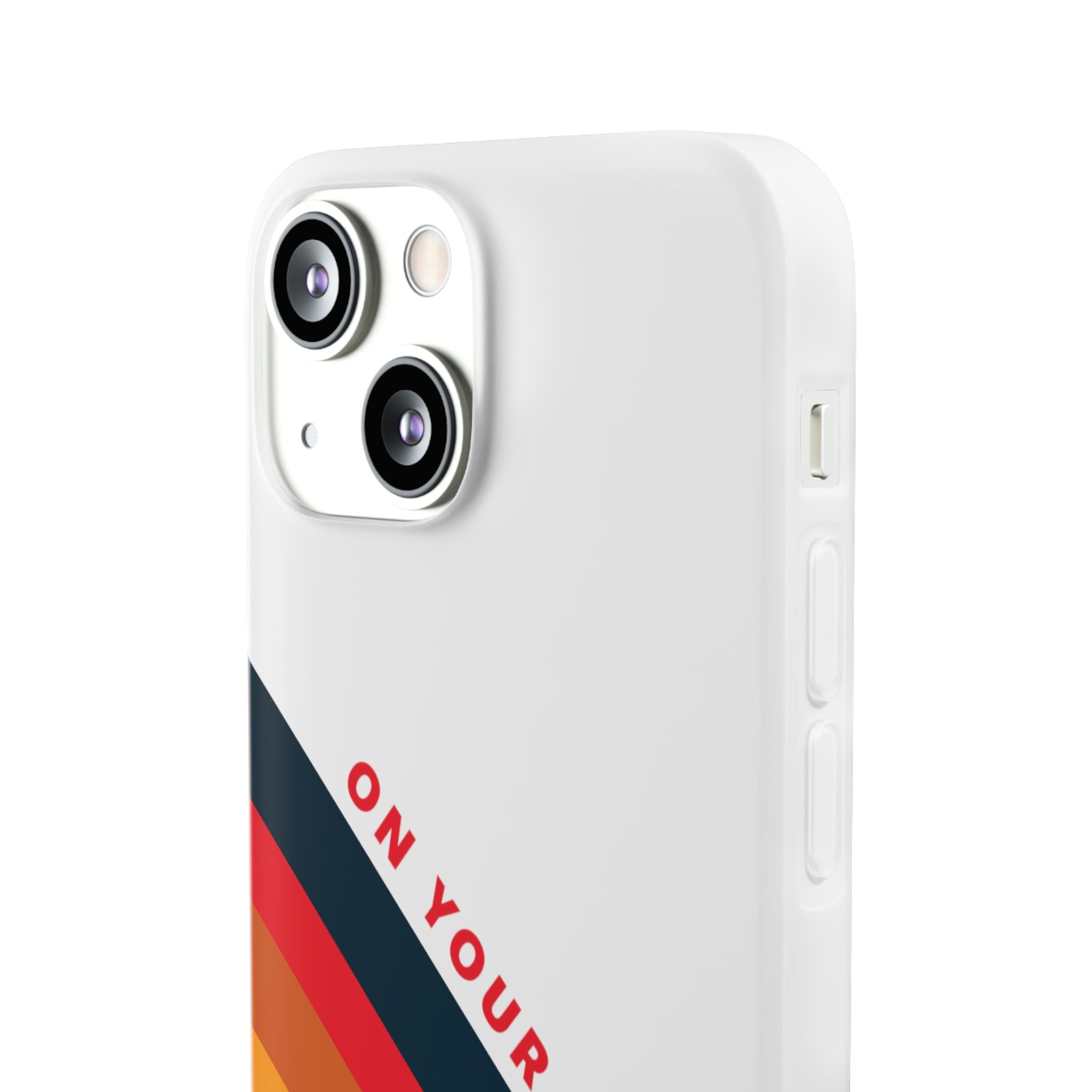 825 - On Your Mark Color Stripe Phone Case - iPhone and Samsung Galaxy