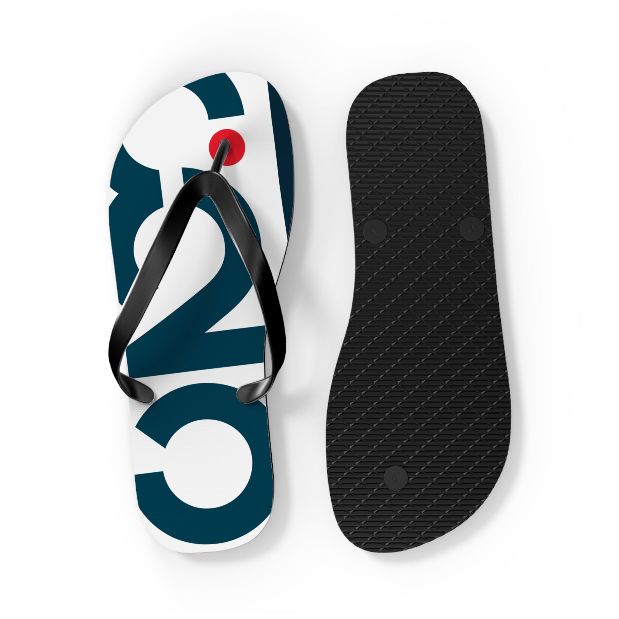 825 Color Logo Flip Flops Unisex