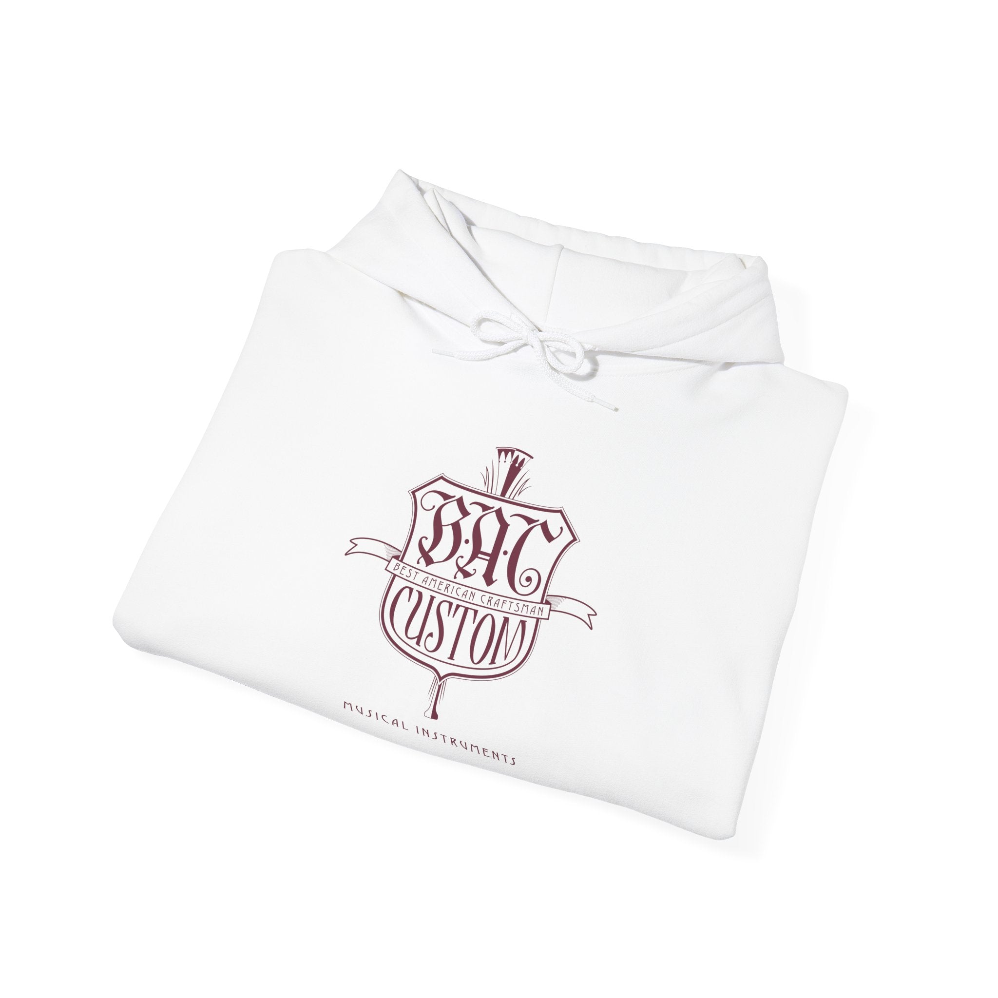 BAC Vintage Crest Hoodie — Custom Gothic Emblem Pullover