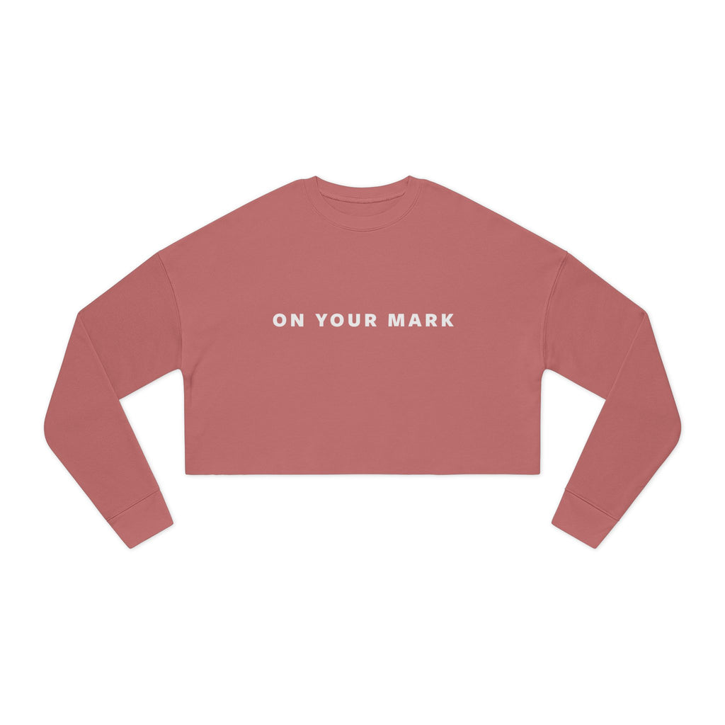 On Your Mark Cropped Sweatshirt