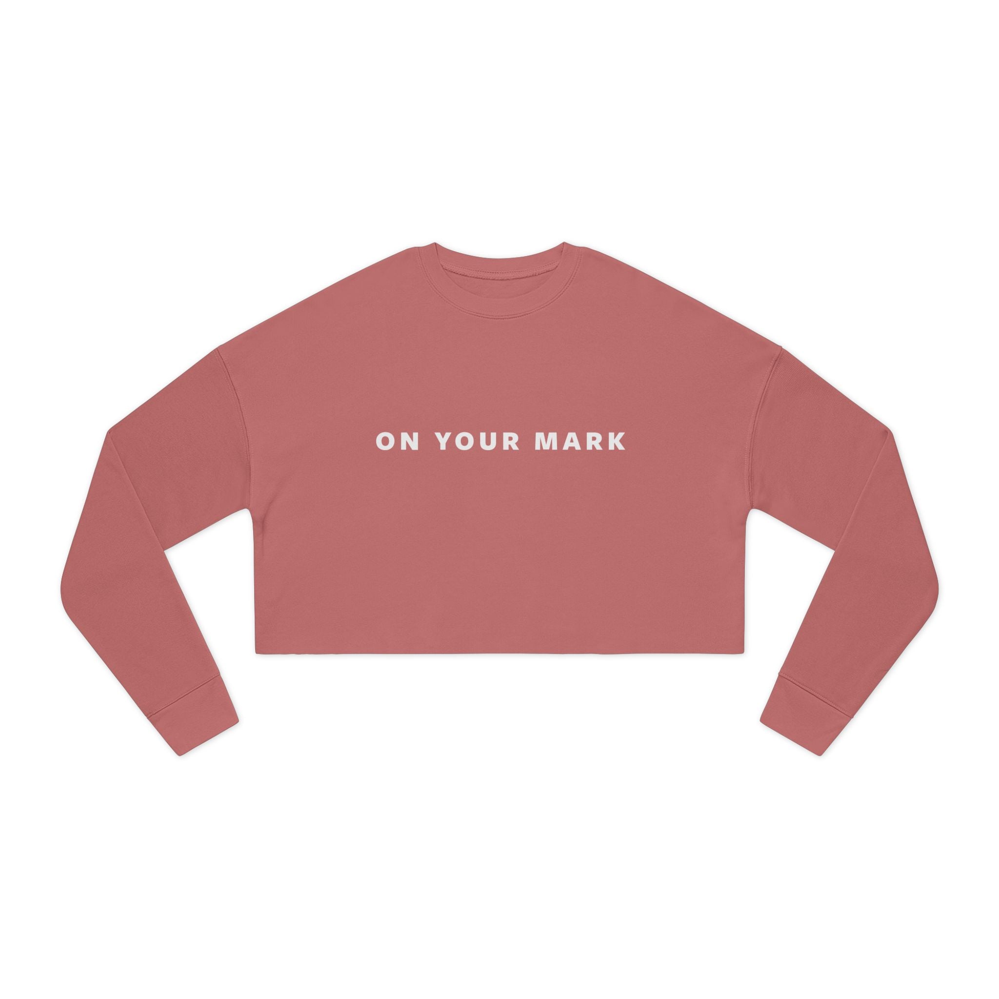 On Your Mark Cropped Sweatshirt