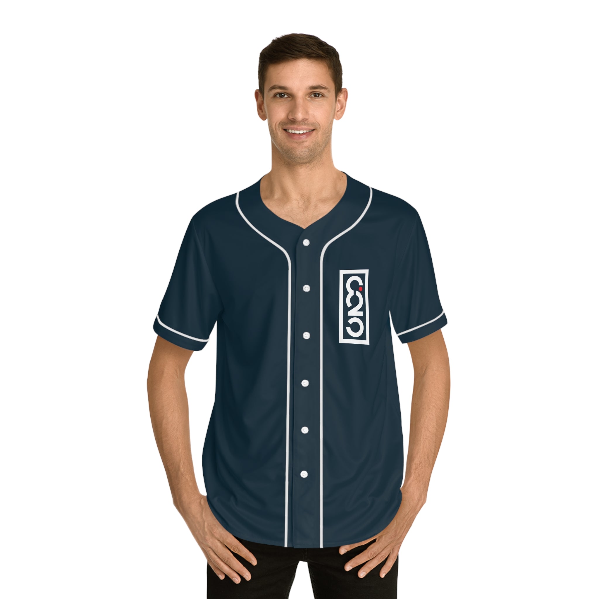 825 Men's White Logo Baseball Jersey