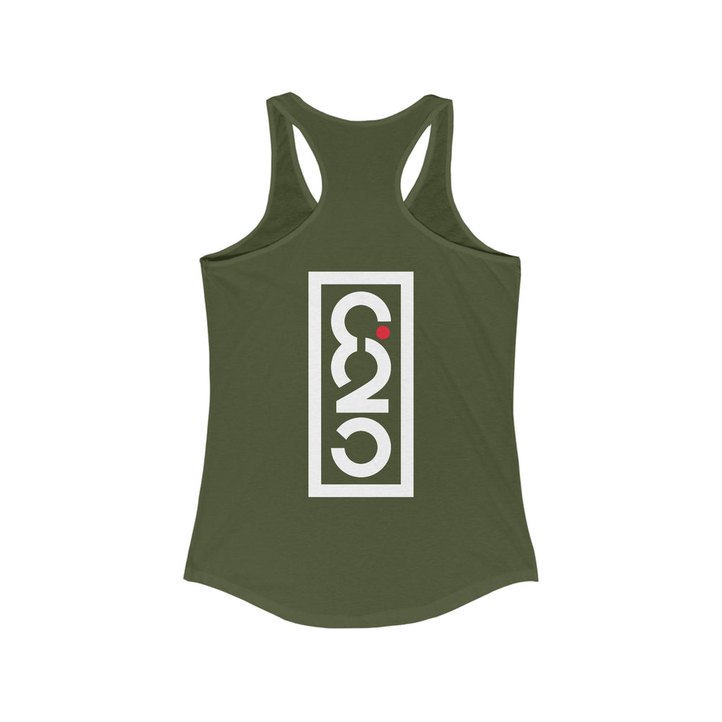 On Your Mark Racerback Tank