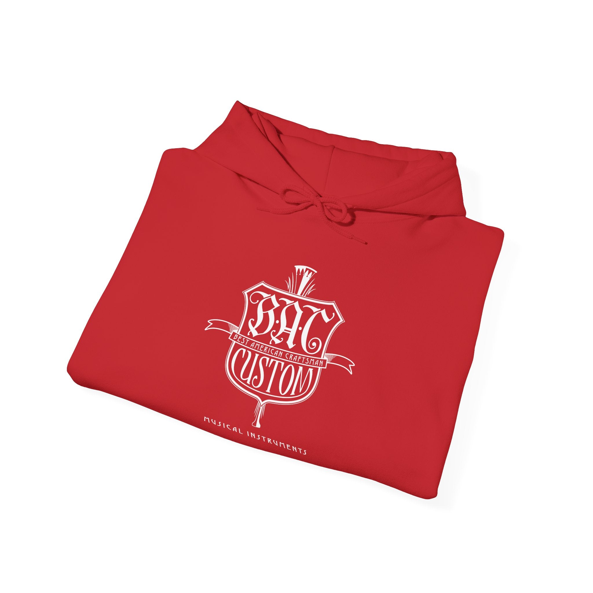 BAC Vintage Crest Hoodie — Custom Gothic Emblem Pullover