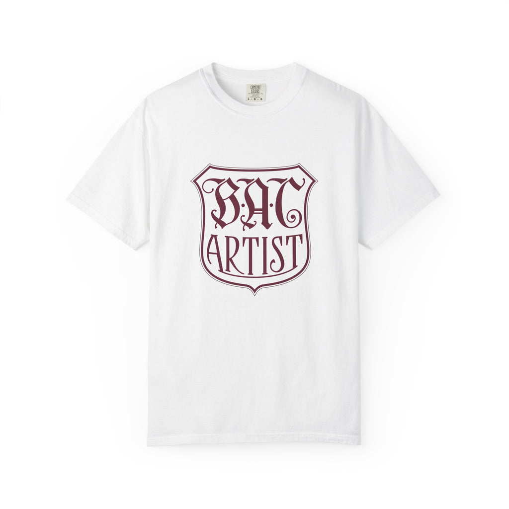 "BAC Artist" Gothic Shield Graphic Tee