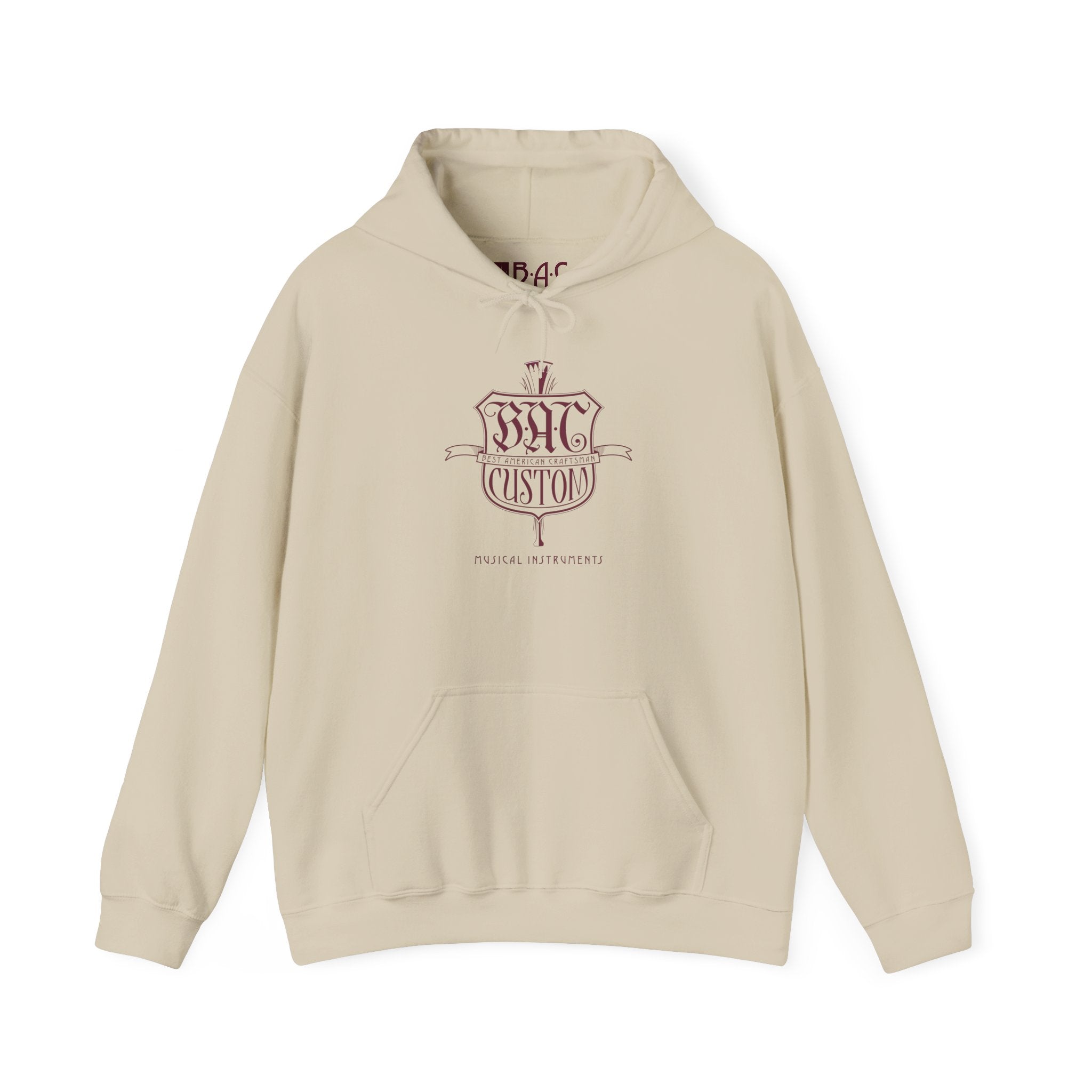 BAC Vintage Crest Hoodie — Custom Gothic Emblem Pullover