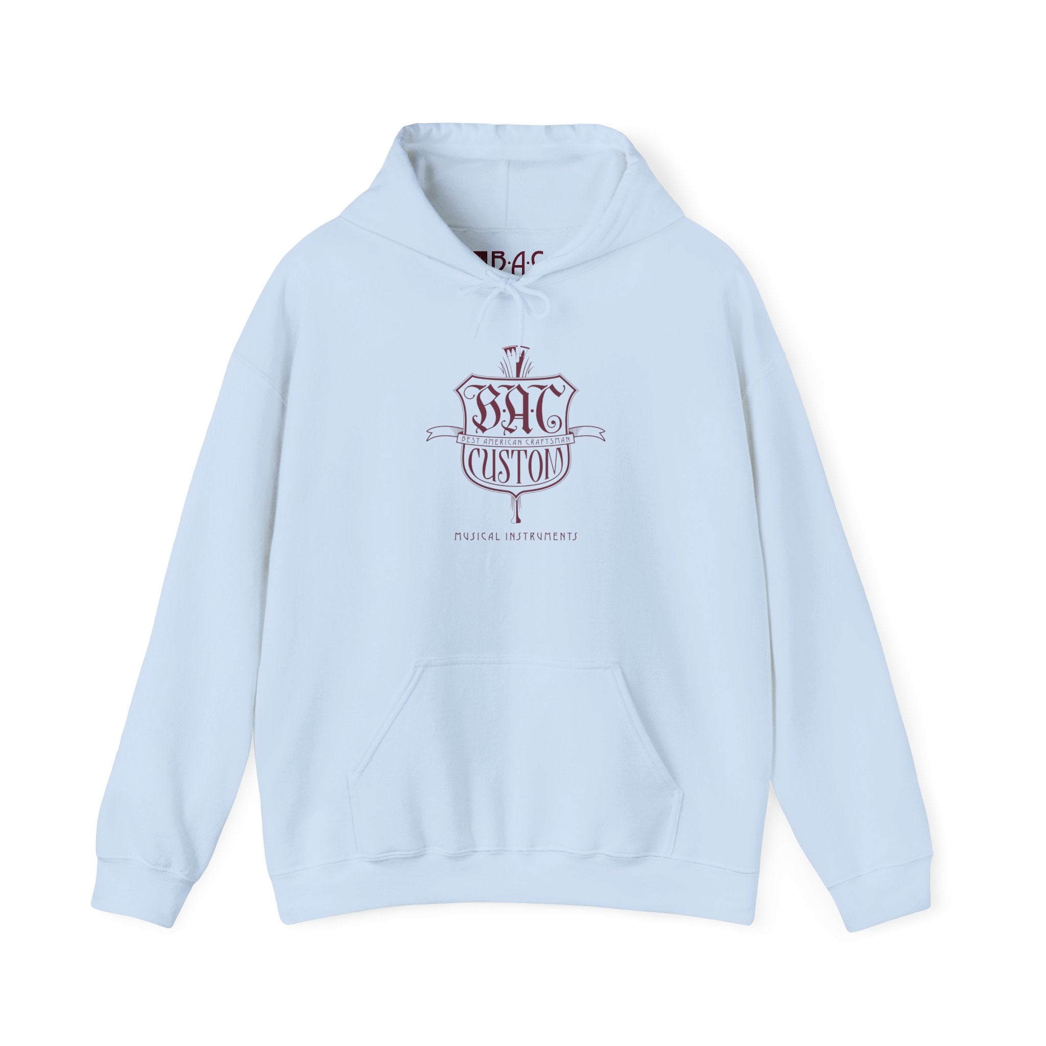 BAC Vintage Crest Hoodie — Custom Gothic Emblem Pullover