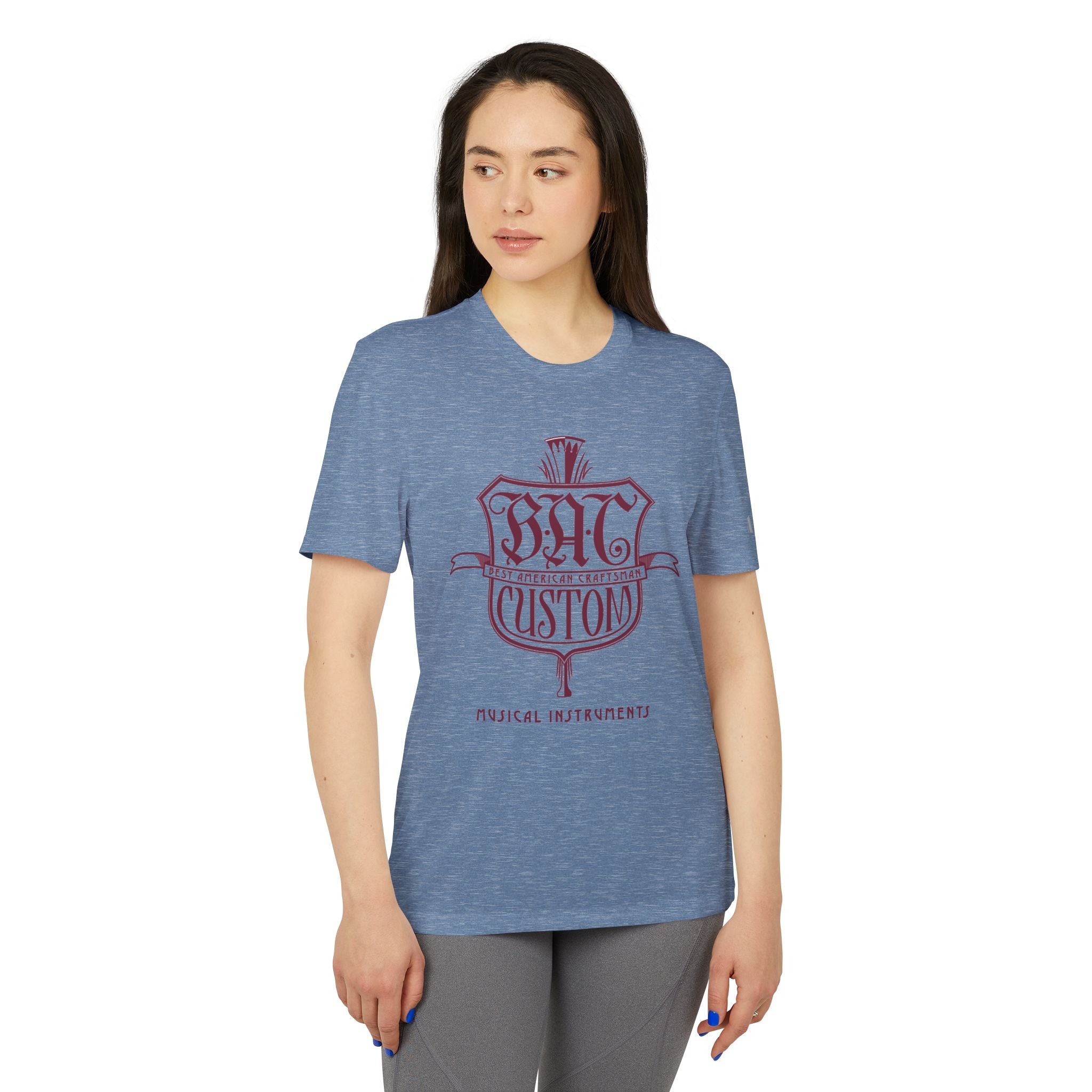 BAC Custom Music Shield T-Shirt — 'Band Custom' Vintage Instrument Graphic