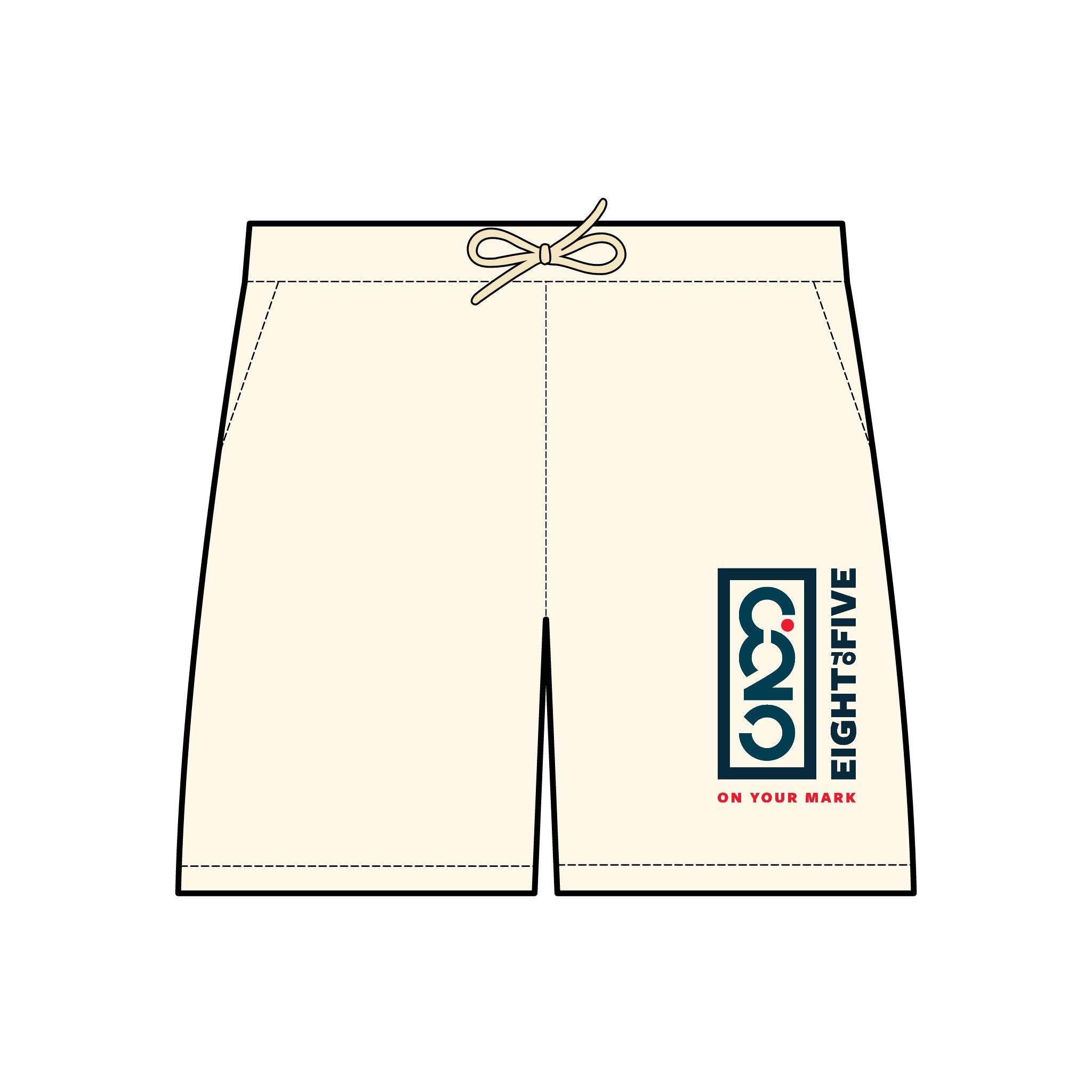 825 Color Logo Unisex Fleece Sweat Shorts