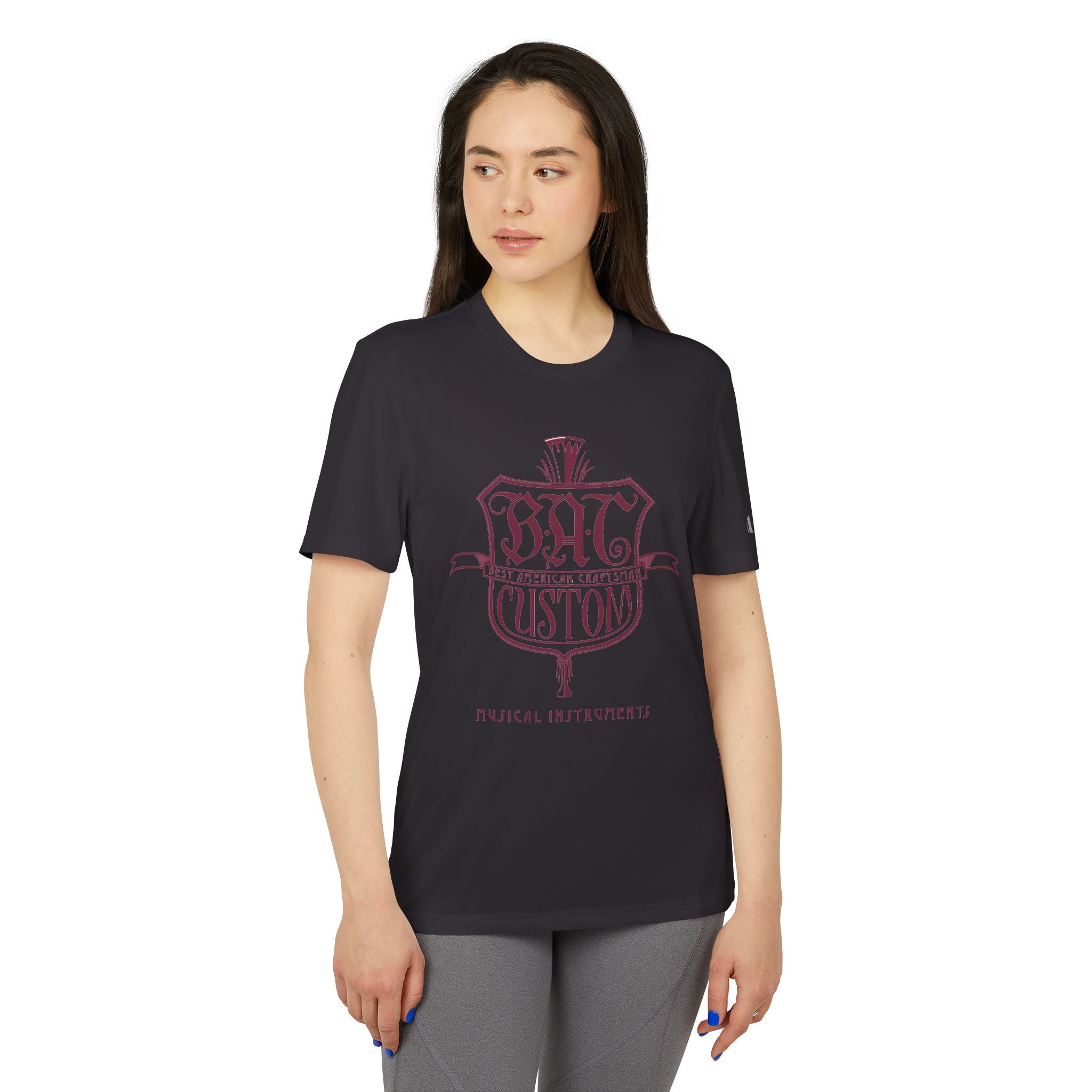 BAC Custom Music Shield T-Shirt — 'Band Custom' Vintage Instrument Graphic