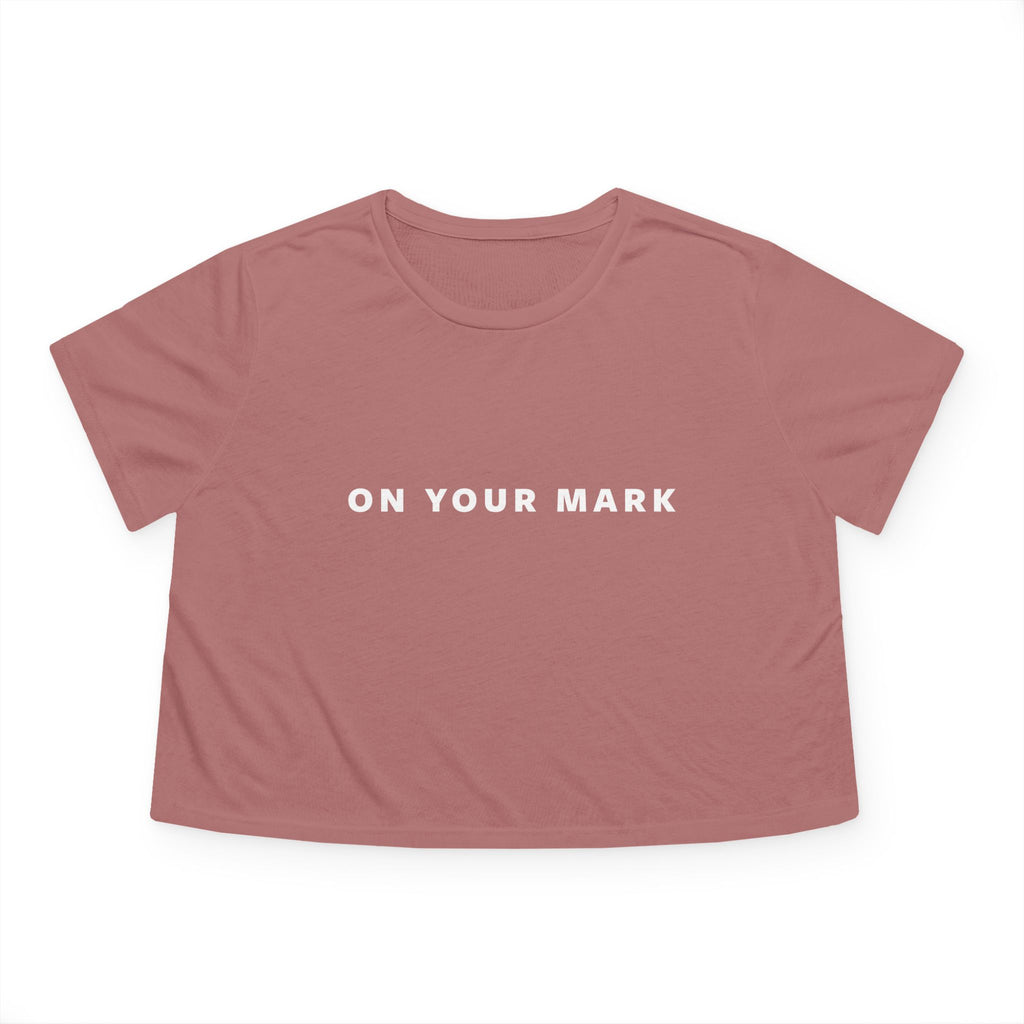On Your Mark Cropped Tee