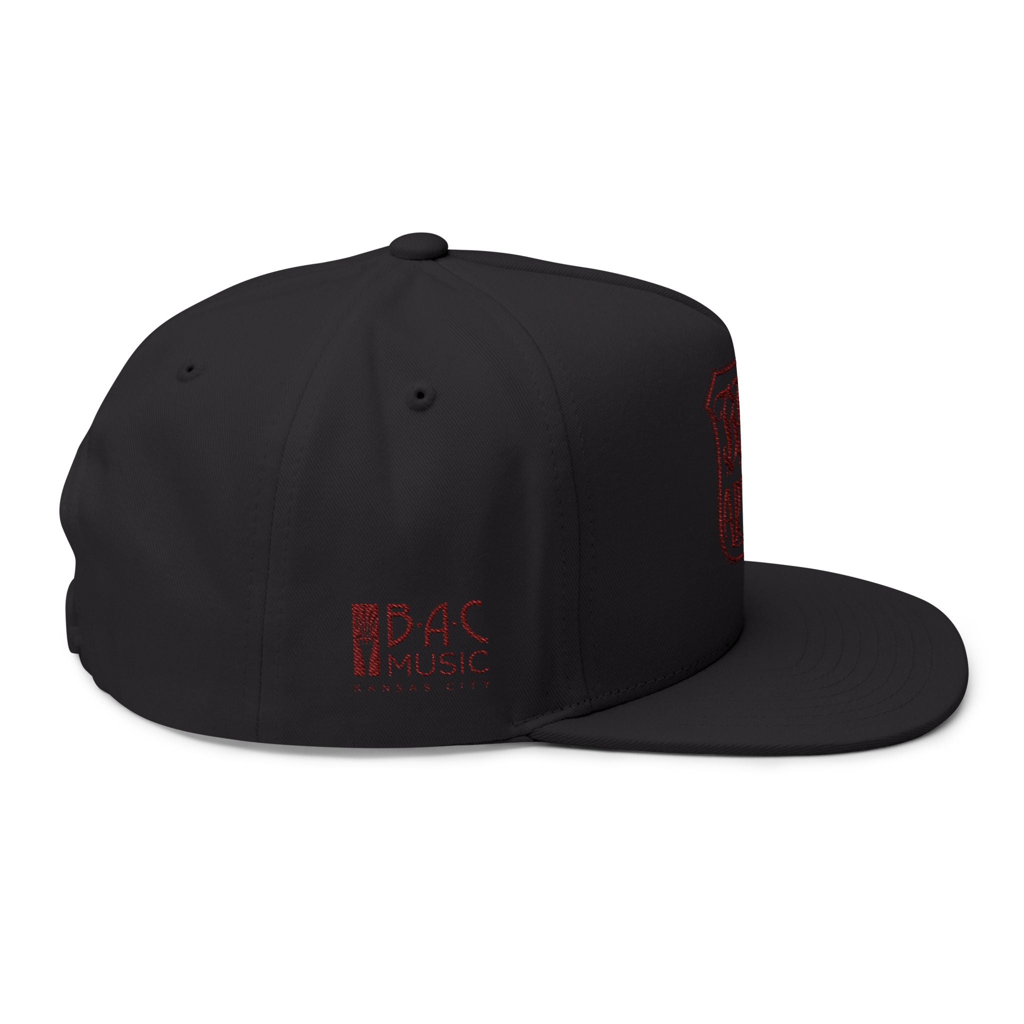 BAC Flat Bill Cap — Embroidered 'Hat Artist' Crest Snapback
