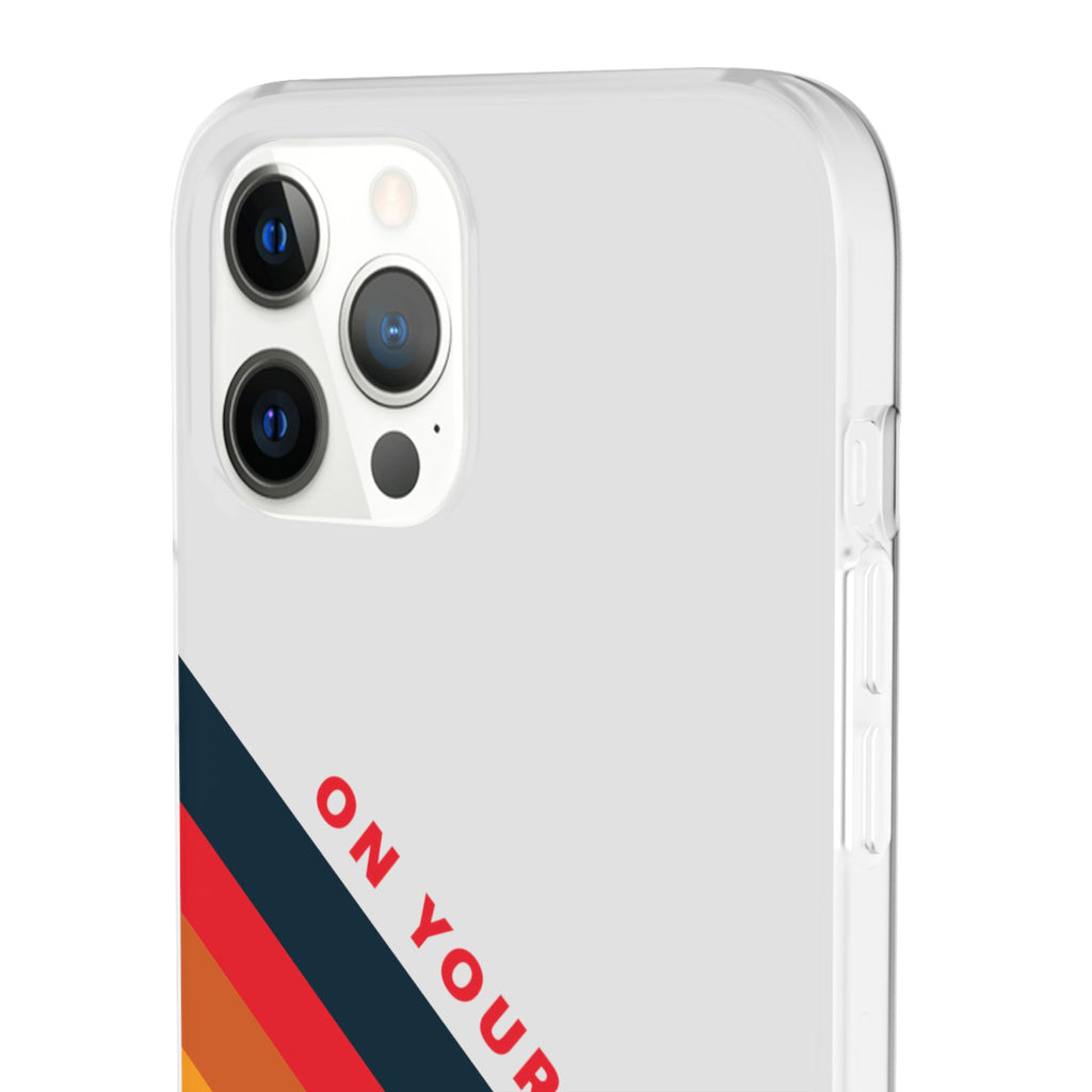825 - On Your Mark Color Stripe Phone Case - iPhone and Samsung Galaxy