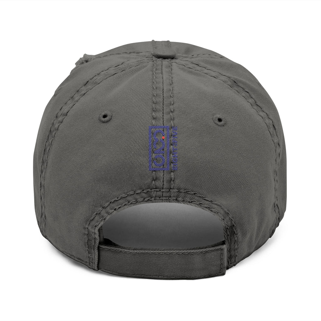 825 On Your Mark Embroidered Distressed Hat