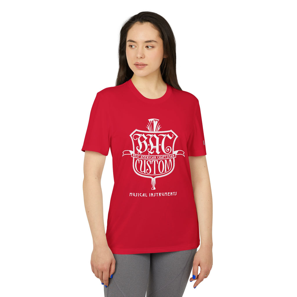 BAC Custom Music Shield T-Shirt — 'Band Custom' Vintage Instrument Graphic