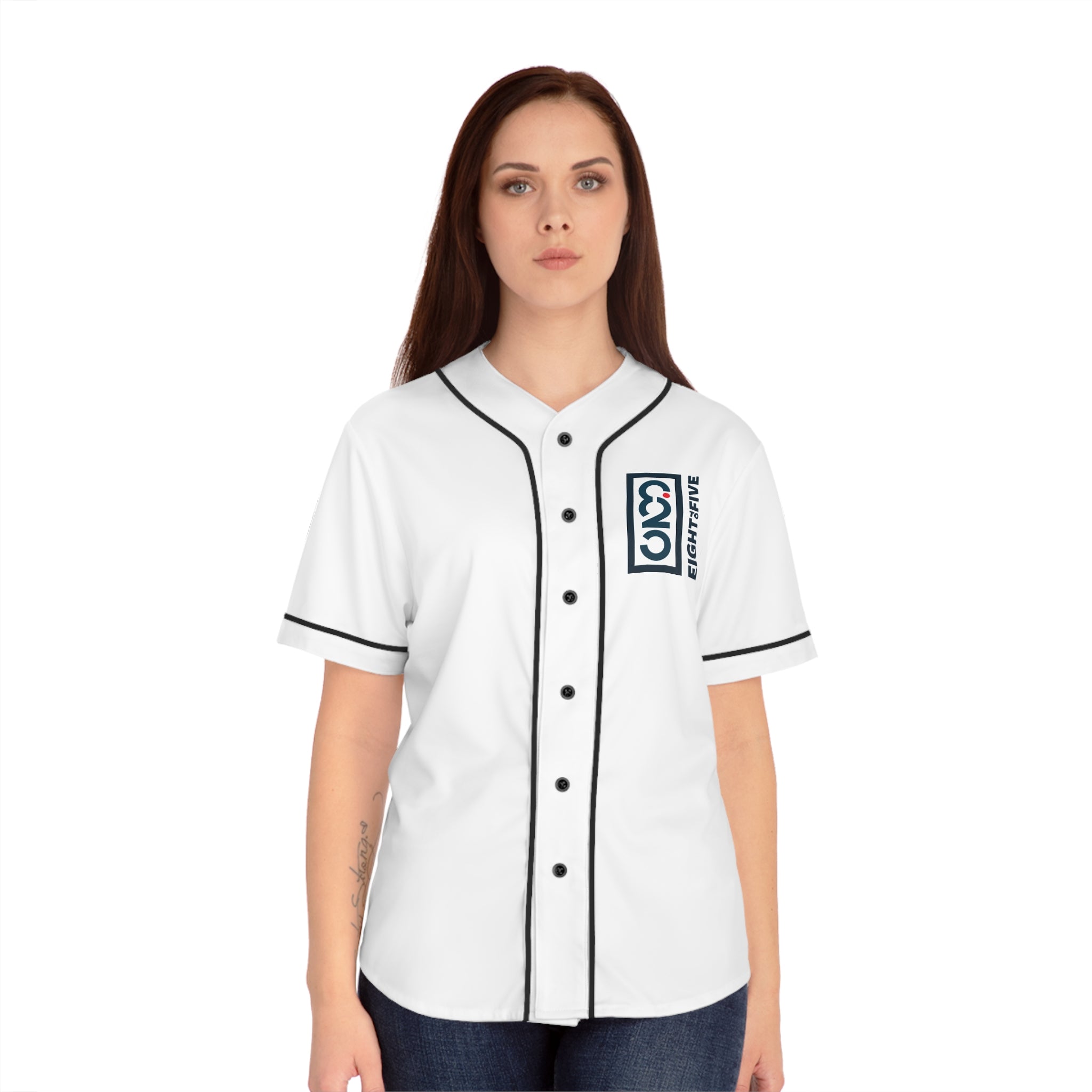 825 Women's Dark Logo Baseball Jersey