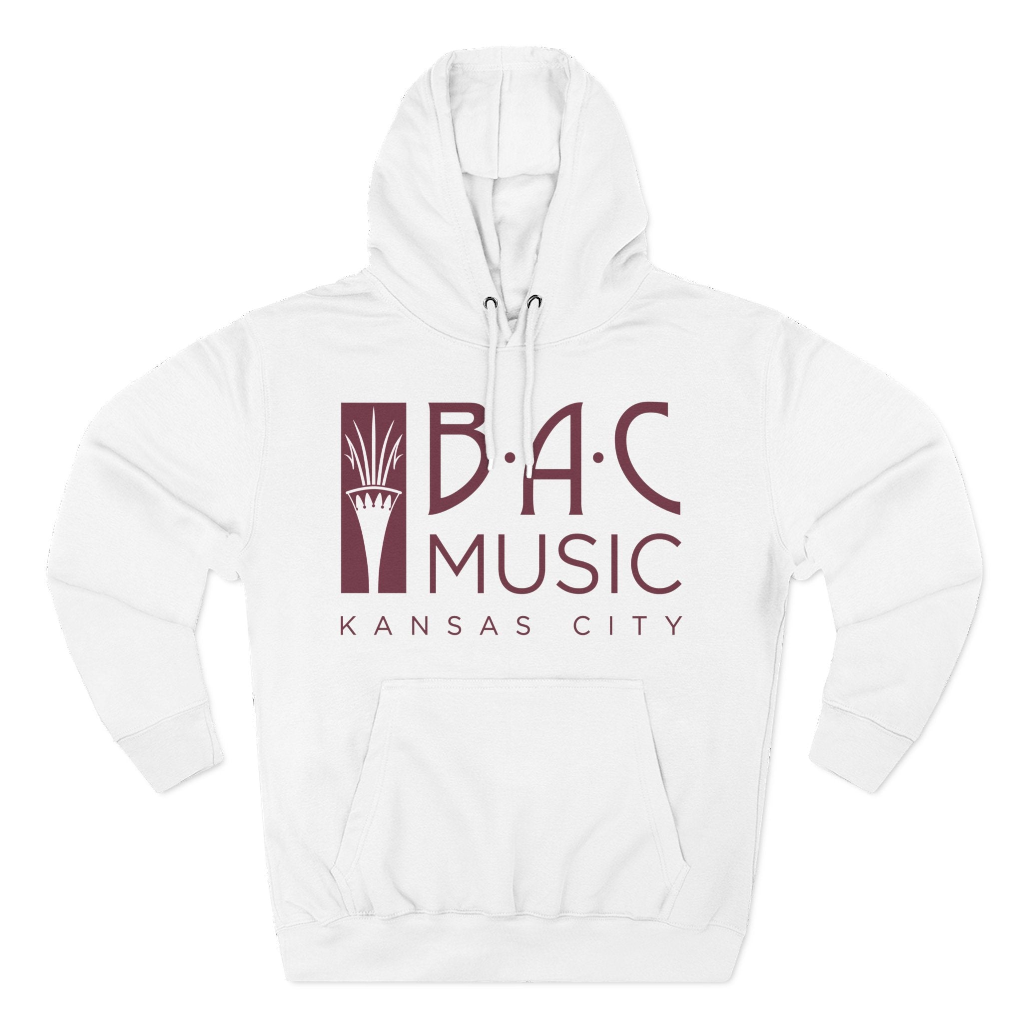 BAC Music Kansas City Hoodie — Three-Panel Fleece Music Logo Pullover