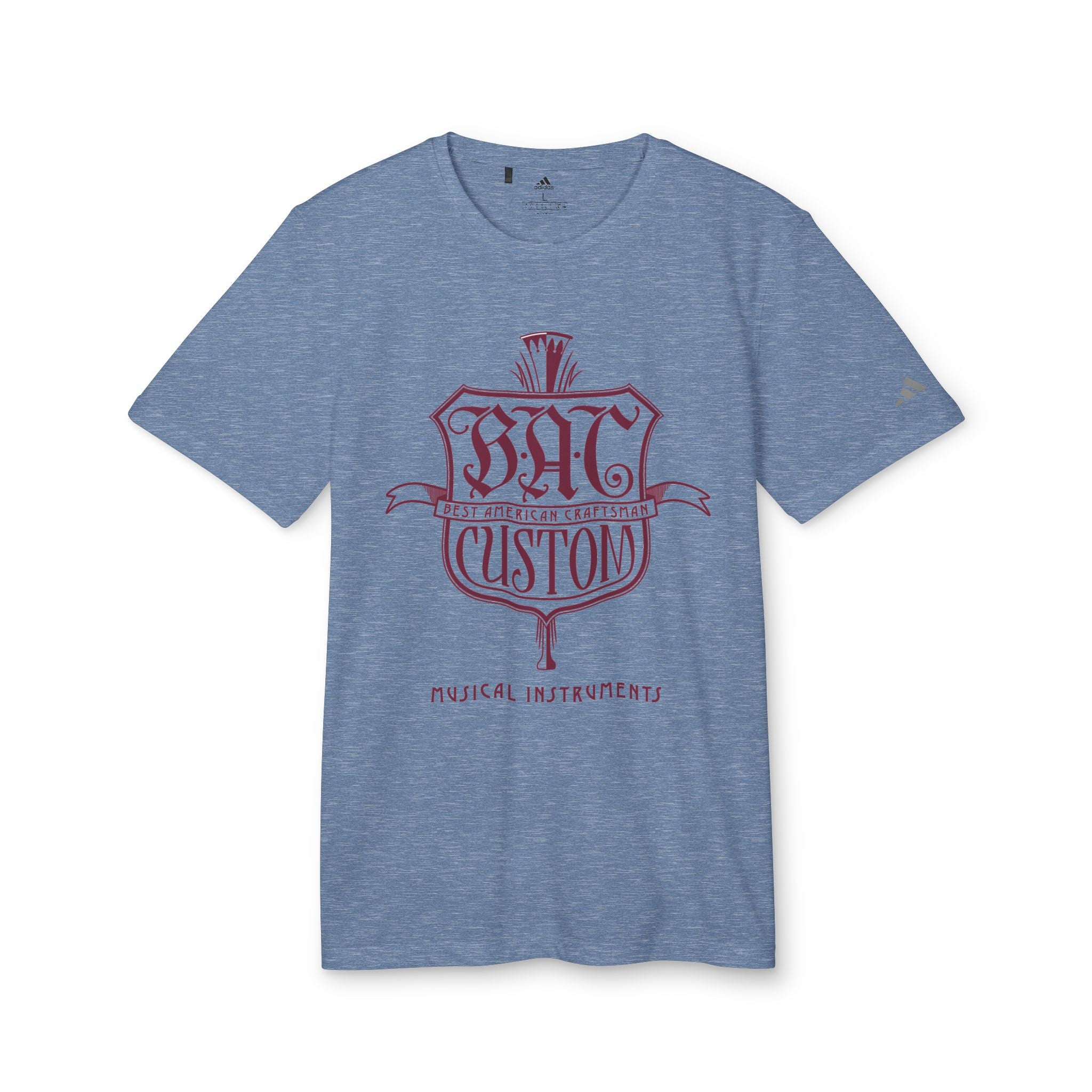 BAC Custom Music Shield T-Shirt — 'Band Custom' Vintage Instrument Graphic