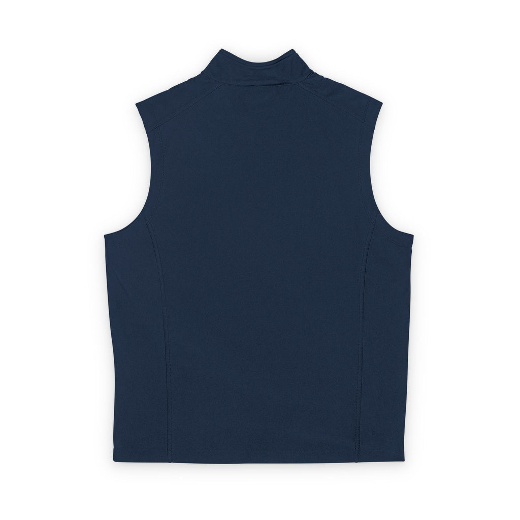 BAC Mens Soft Shell Vest — PBC Cross Country Logo
