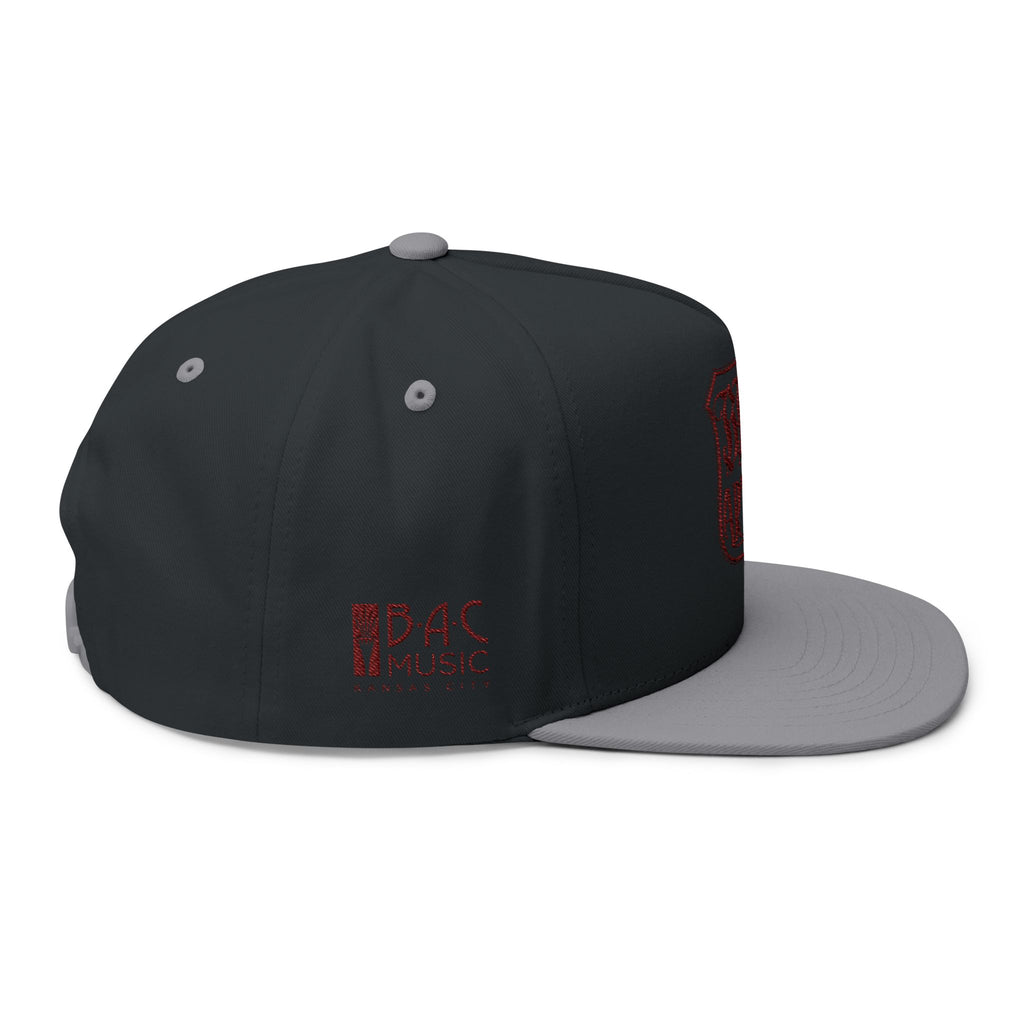 BAC Flat Bill Cap — Embroidered 'Hat Artist' Crest Snapback