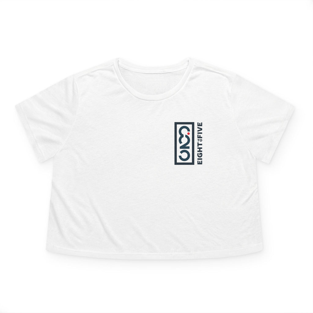 825 Color Logo Flowy Cropped Tee