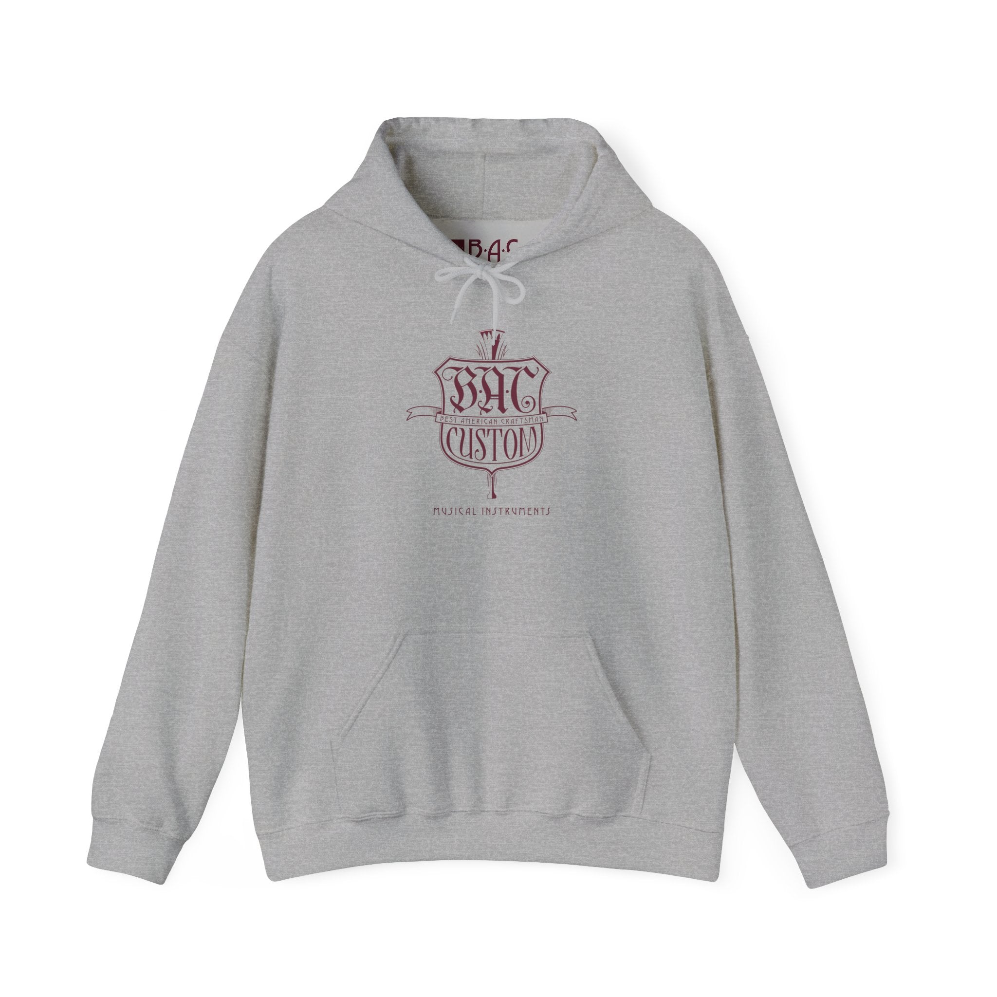 BAC Vintage Crest Hoodie — Custom Gothic Emblem Pullover