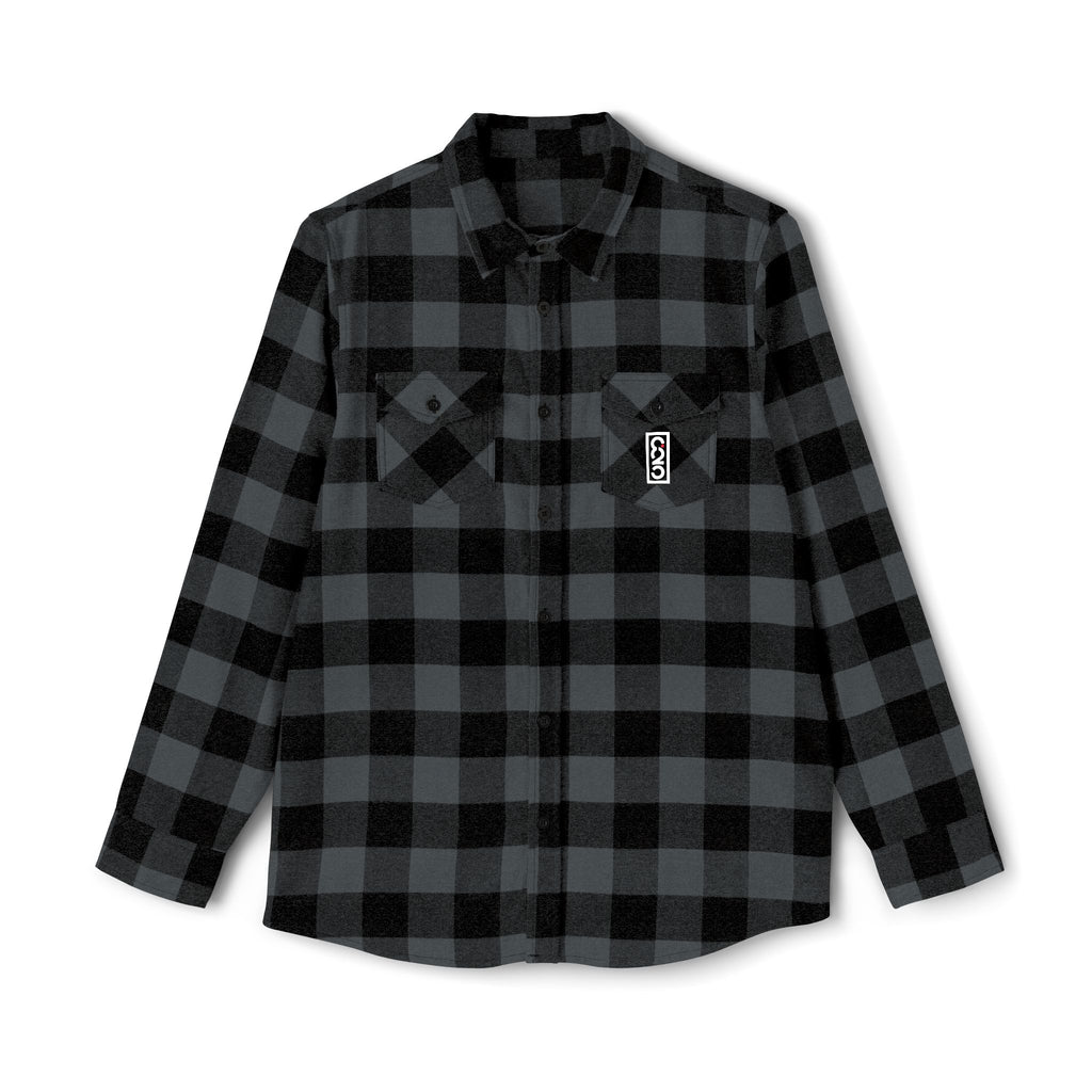 825 On Your Mark Embroidered Flannel Shirt