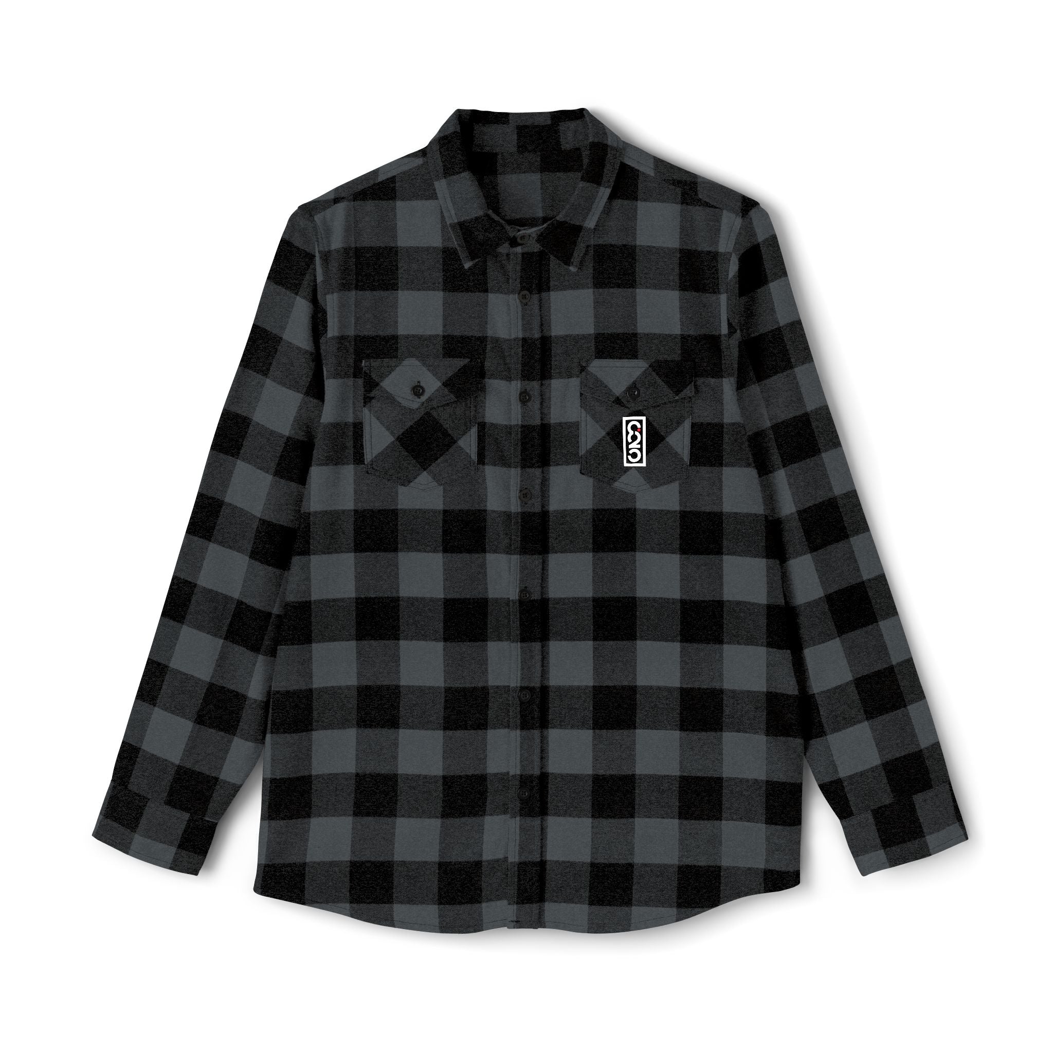 825 On Your Mark Embroidered Flannel Shirt