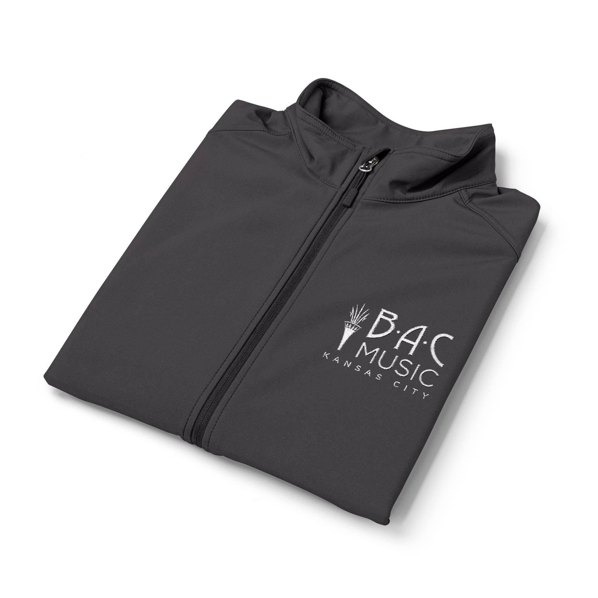 BAC Mens Soft Shell Vest — PBC Cross Country Logo