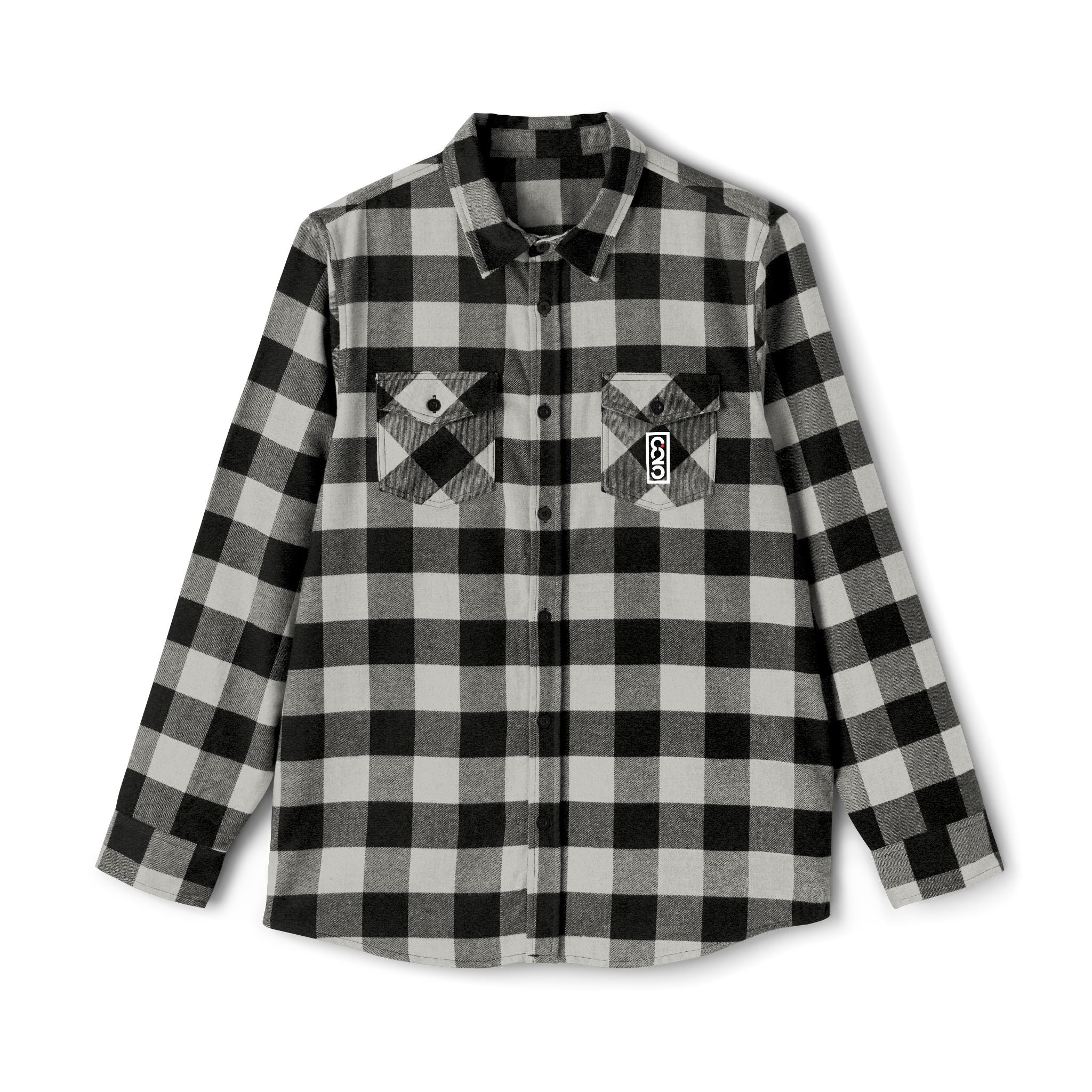 825 On Your Mark Embroidered Flannel Shirt