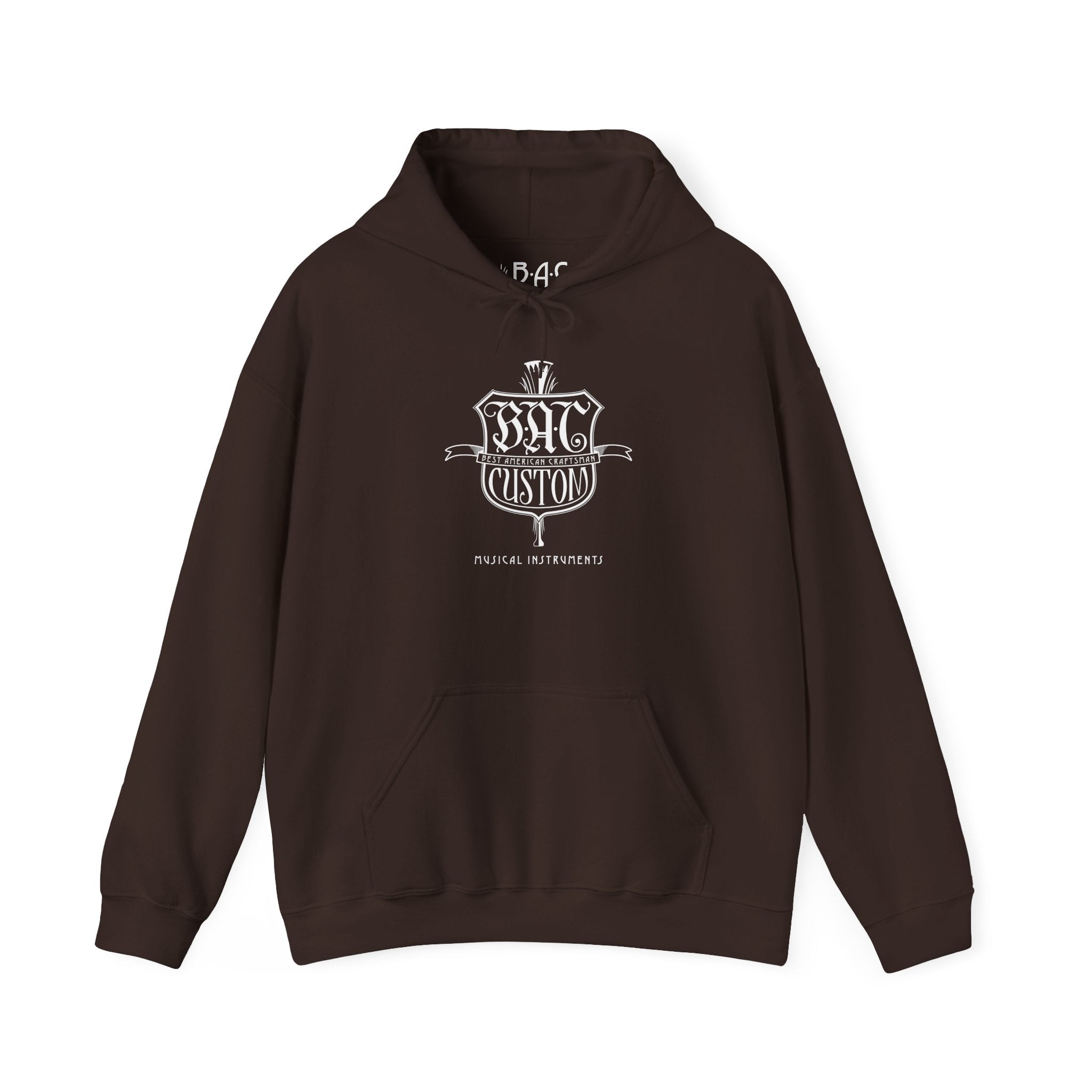 BAC Vintage Crest Hoodie — Custom Gothic Emblem Pullover