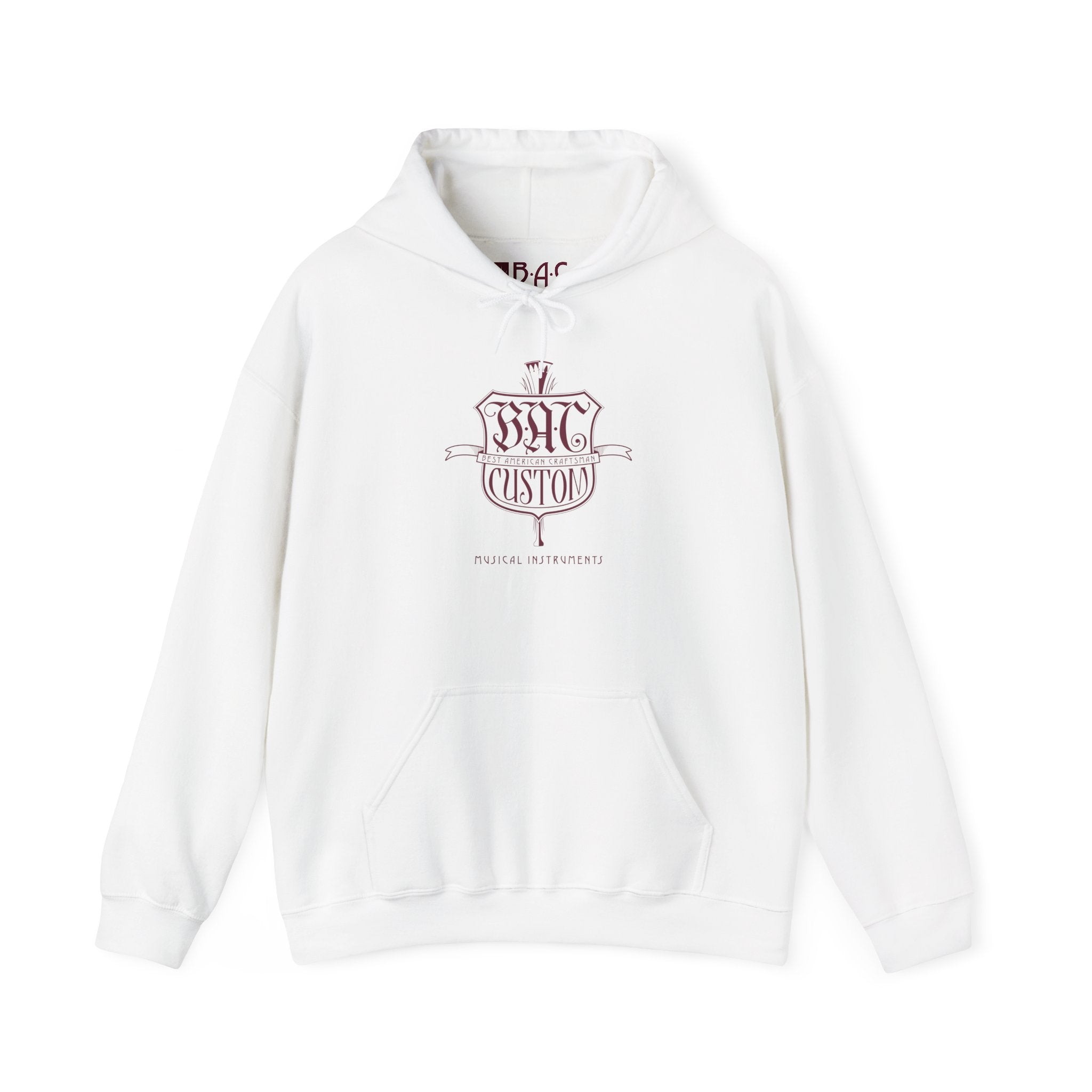 BAC Vintage Crest Hoodie — Custom Gothic Emblem Pullover