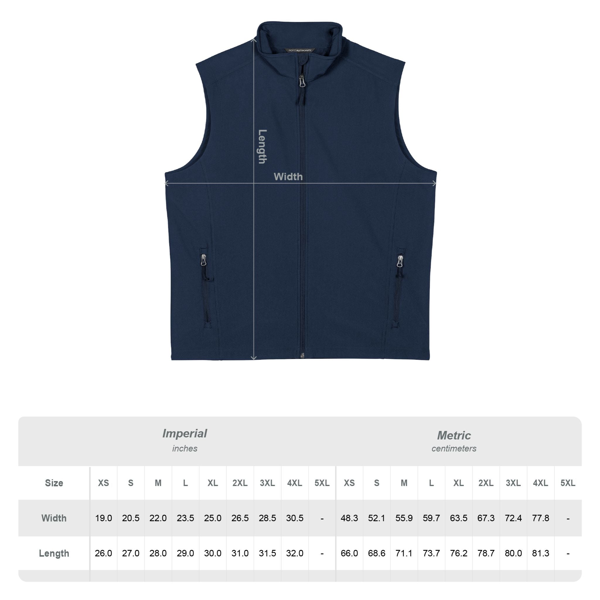 BAC Mens Soft Shell Vest — PBC Cross Country Logo