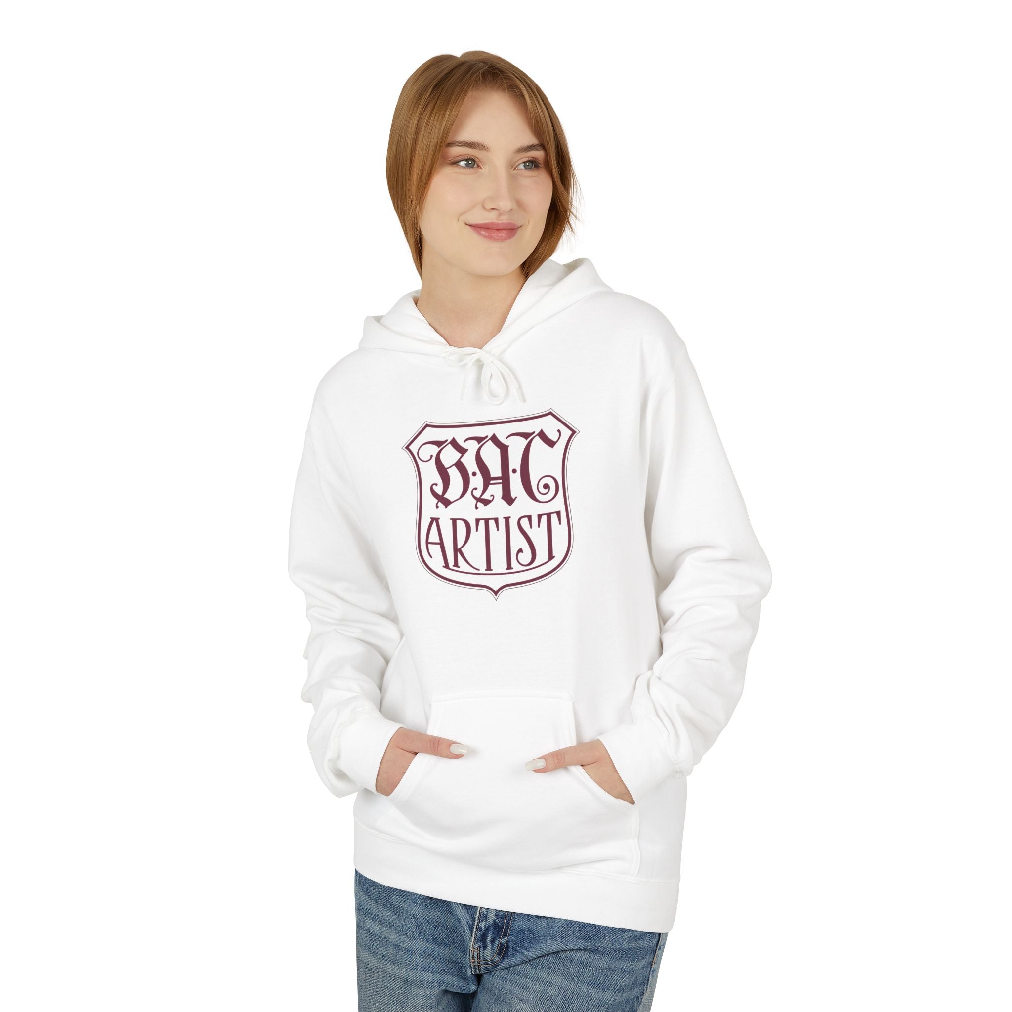 BAC Artist Crest Hoodie — ‘Art Artist’ Vintage Shield Graphic