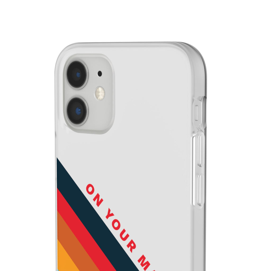 825 - On Your Mark Color Stripe Phone Case - iPhone and Samsung Galaxy