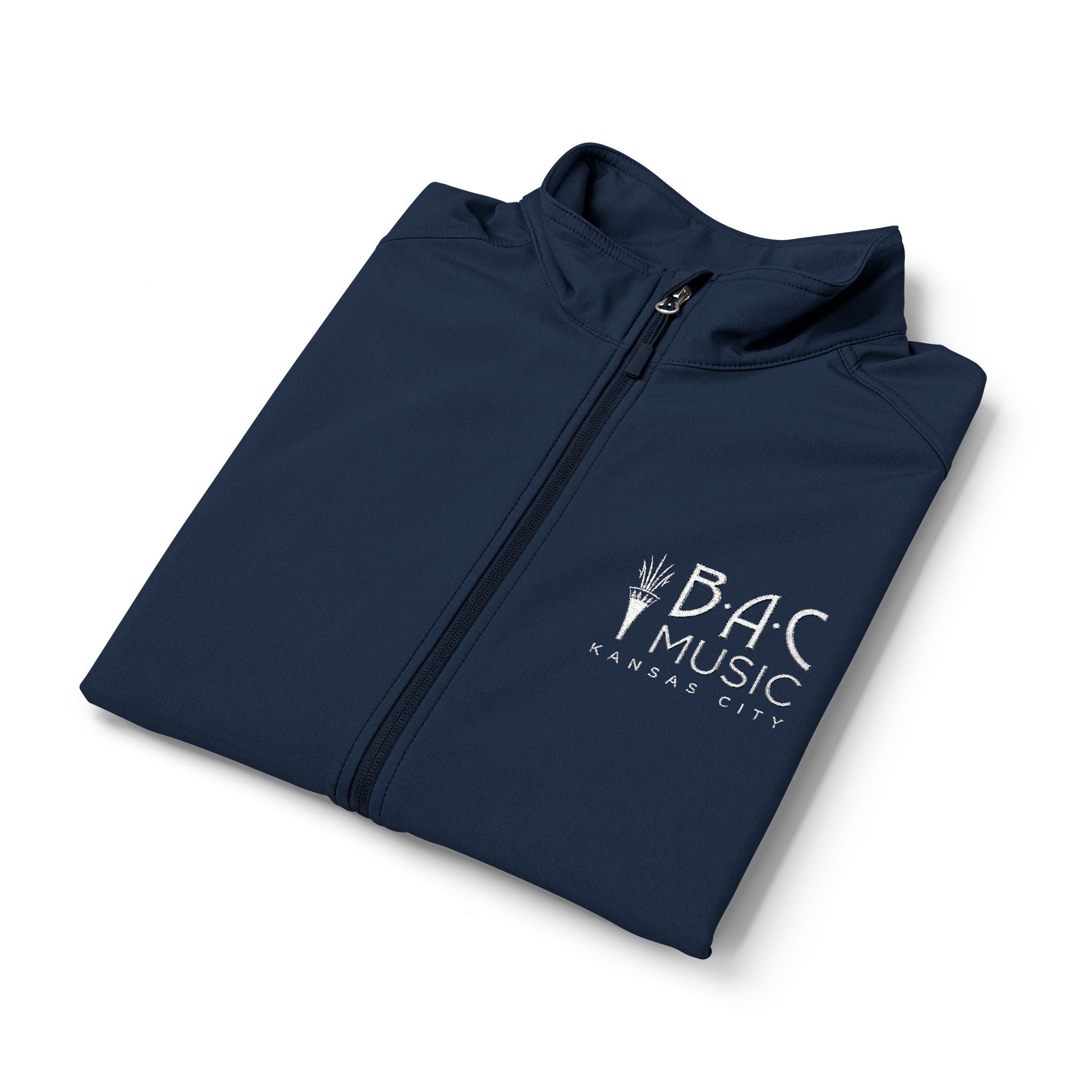 BAC Mens Soft Shell Vest — PBC Cross Country Logo