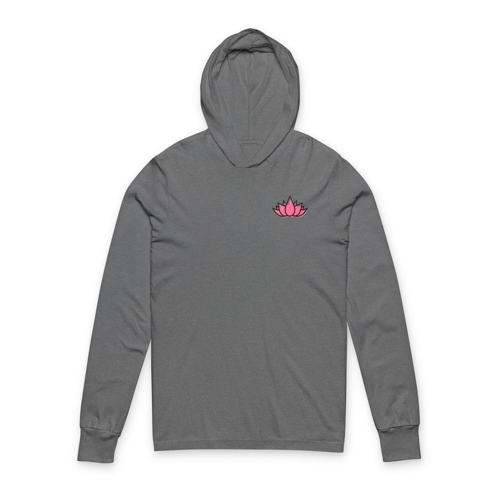 Lotus Hooded Long Sleeve Tee